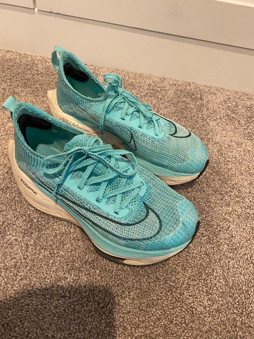 Nike Women's Alphafly Next 2 size 6.5, some wear on the heels.